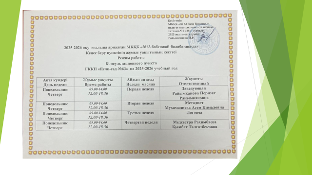 график консультативного пункта 2025-2026 учебный год